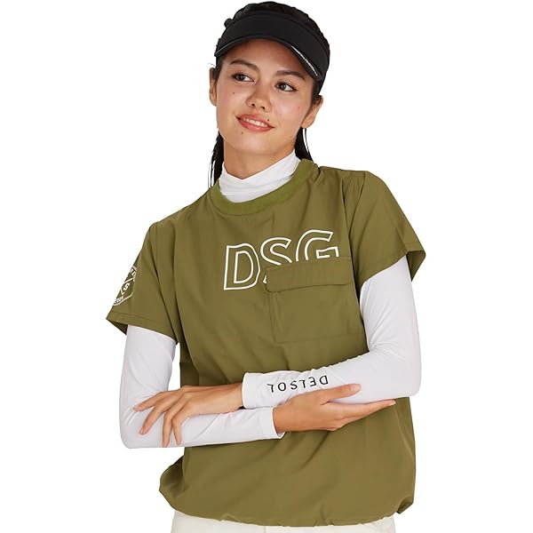 Amazon.co.jp: [Delsol] 7810 BE ベージュ 裾ドロスト半袖プルオーバー